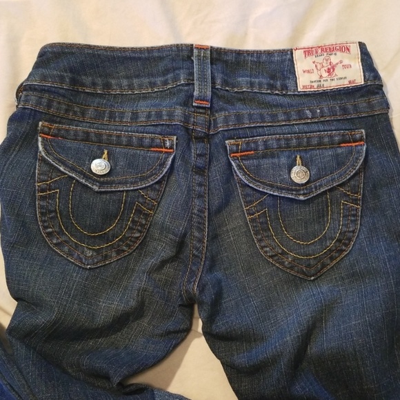 Vintage Lowrise True Religion Julie Jeans 27 - Picture 5 of 6